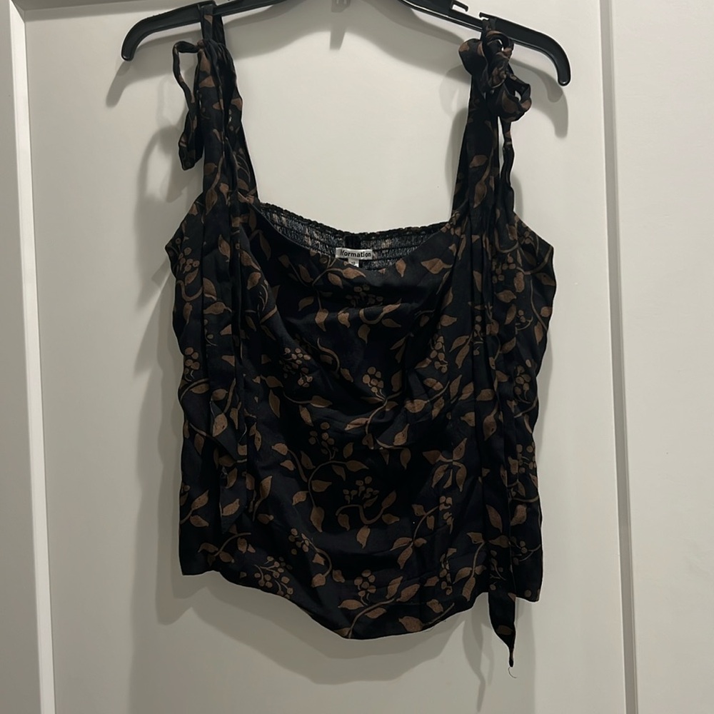 Reformation Ellora top size 12 in carob
